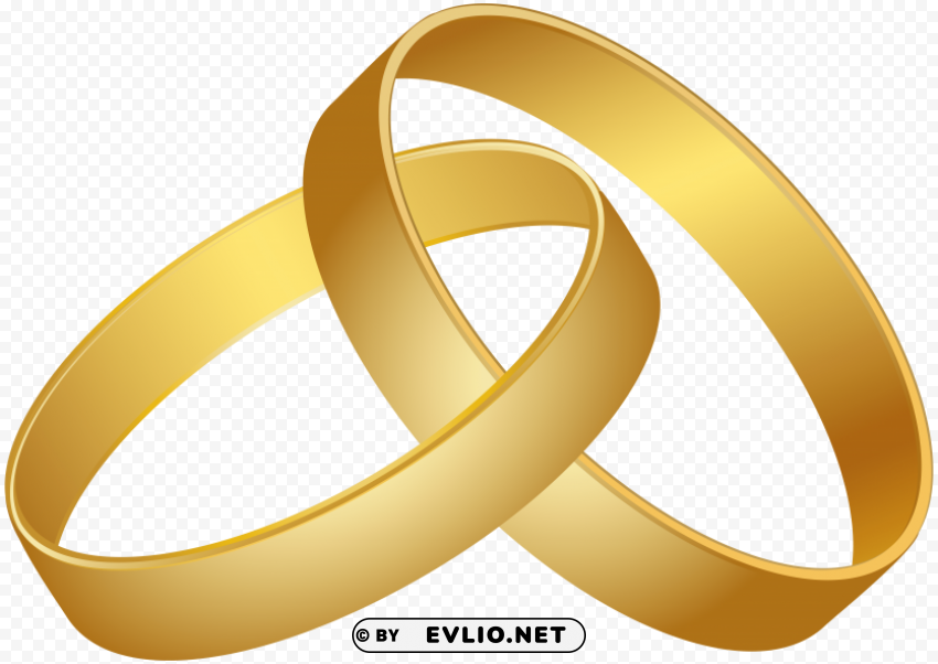 wedding rings gold High-resolution PNG