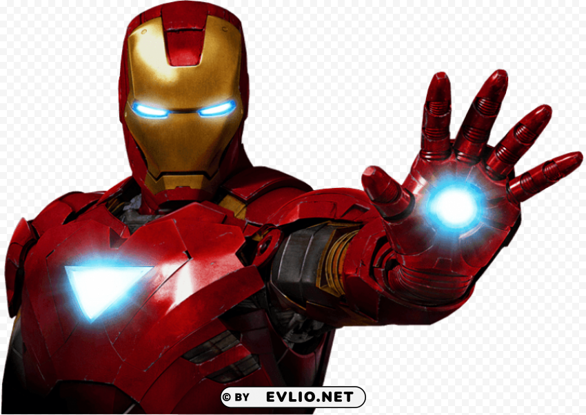 iron man right PNG Image Isolated with High Clarity