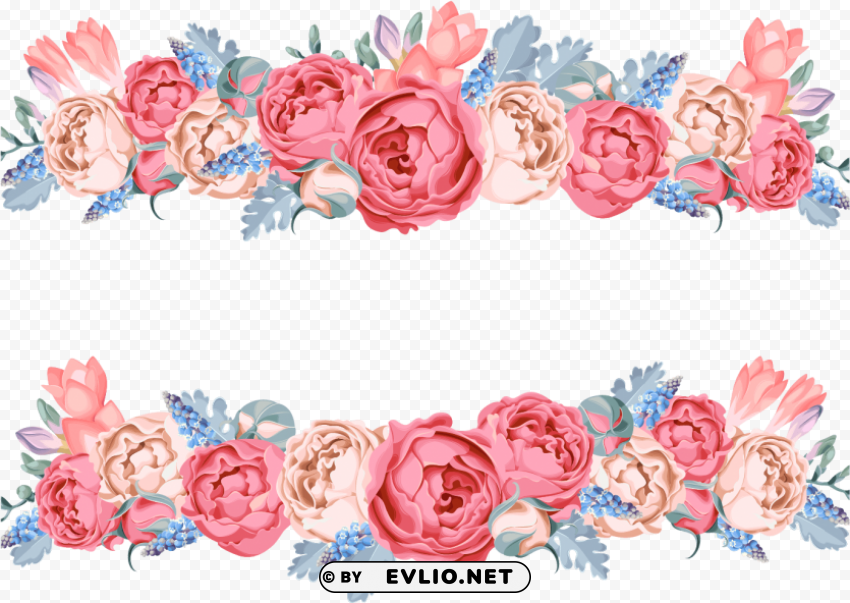 pink flower vector PNG for business use