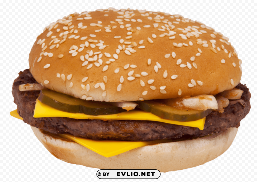 cheeseburger PNG Isolated Design Element with Clarity