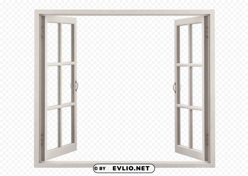 open window Clear background PNG elements