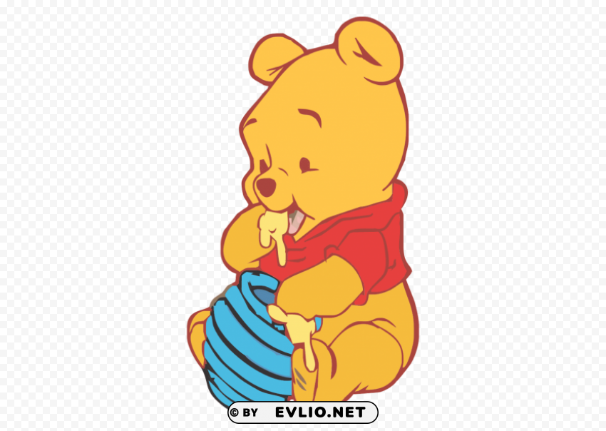 winnie the pooh - baby PNG design elements