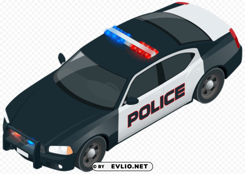 Police Car Transparent PNG Object Isolation