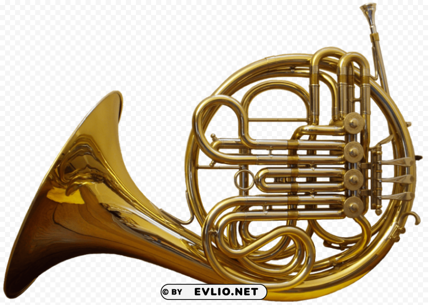trumpet Isolated Element with Clear Background PNG