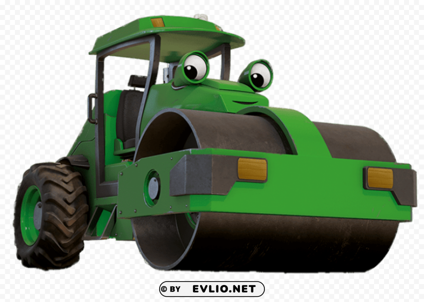 bob the builder roley Isolated PNG Object with Clear Background clipart png photo - 712fbe4f