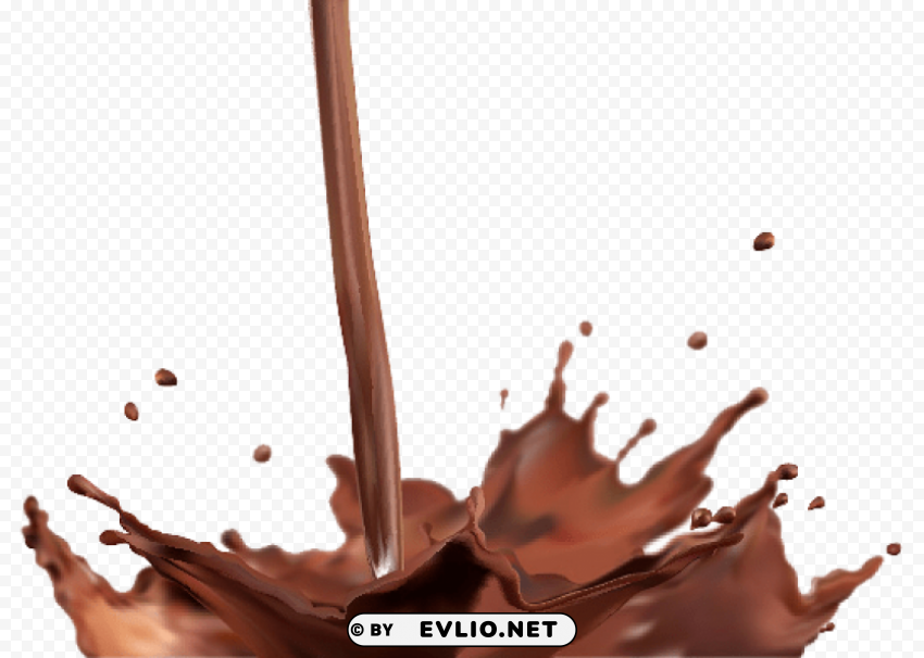 chocolate splash file PNG files with no backdrop pack