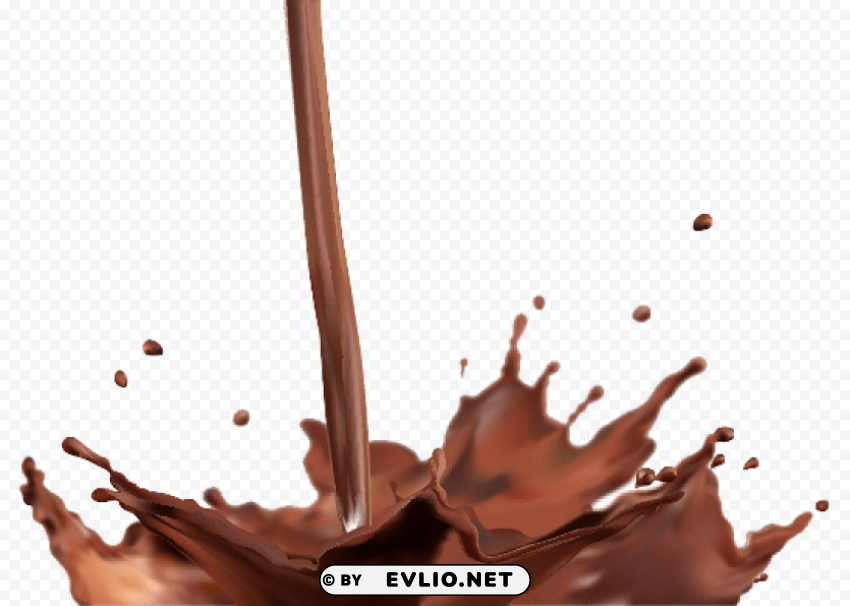 Chocolate Splash File PNG Files With No Backdrop Pack