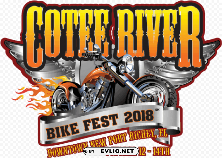 cotee river bike fest 2017 Transparent PNG Artwork with Isolated Subject