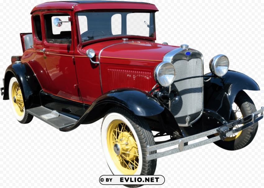 vintage cars PNG Image with Transparent Background Isolation