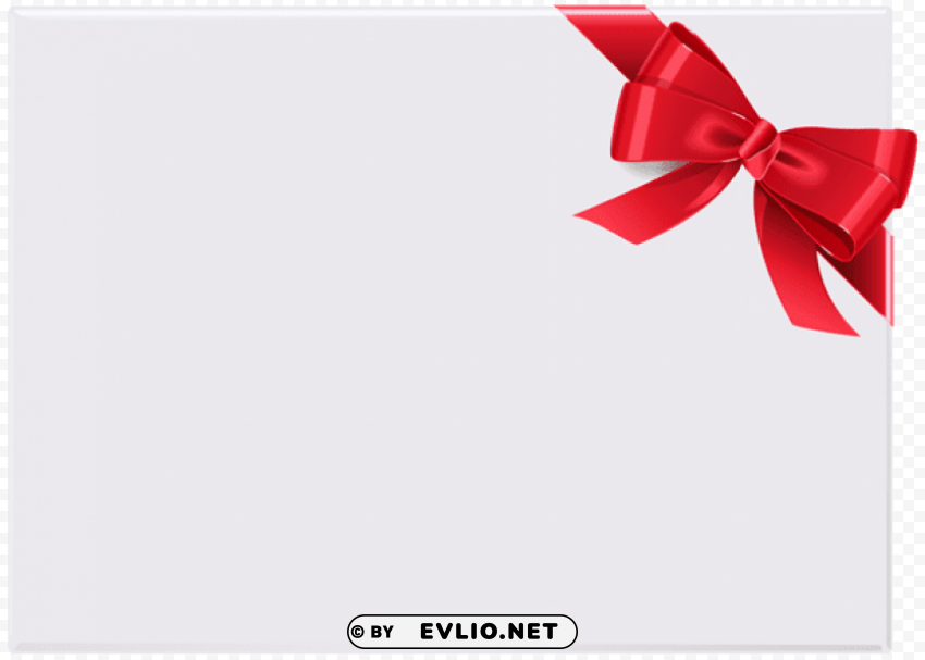 empty card with red ribbon Free PNG images with alpha transparency comprehensive compilation