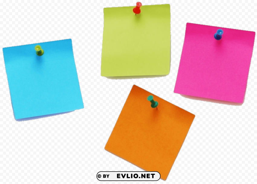 sticy notes Isolated Item with Clear Background PNG