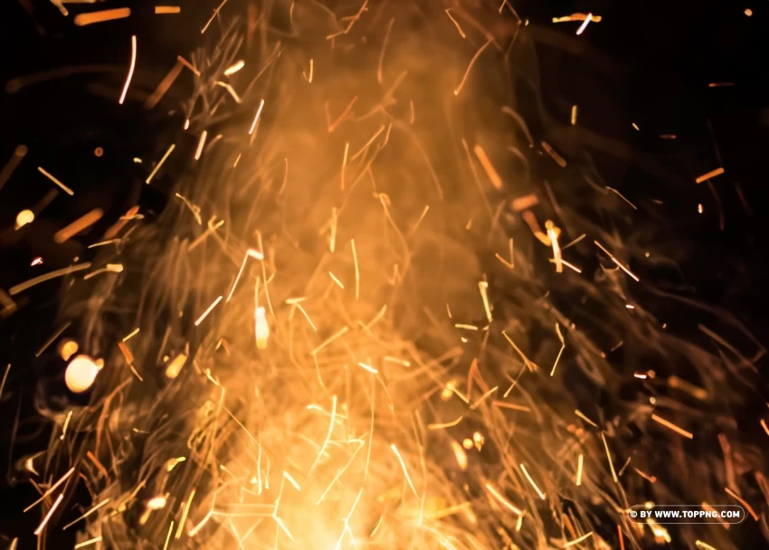 Black with Fire Sparks High Quality for Download Transparent background PNG images comprehensive collection