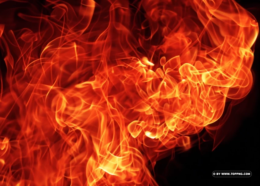 Blazing Red Fire and Smoke Swirling in Motion background PNG Image Isolated with Clear Transparency