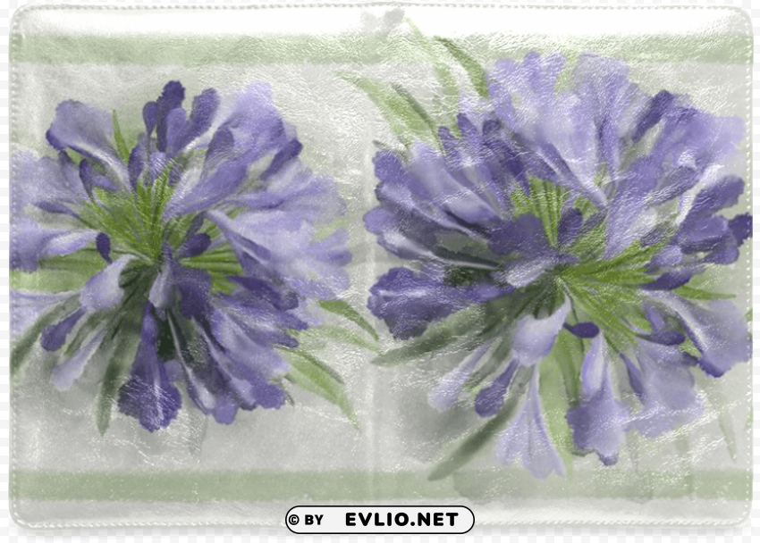 blue purple flowers backpack by ivaw PNG files with no background free