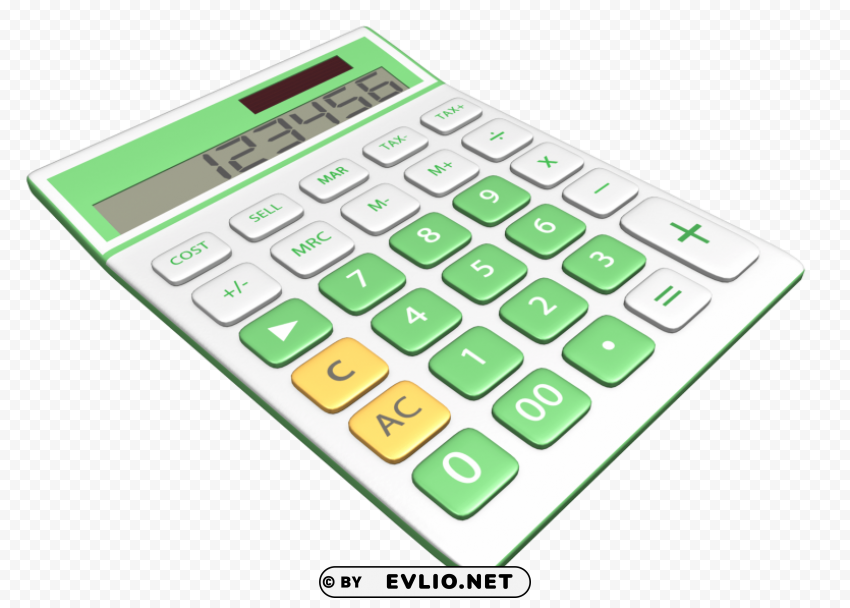 Calculator PNG Graphic Isolated on Transparent Background