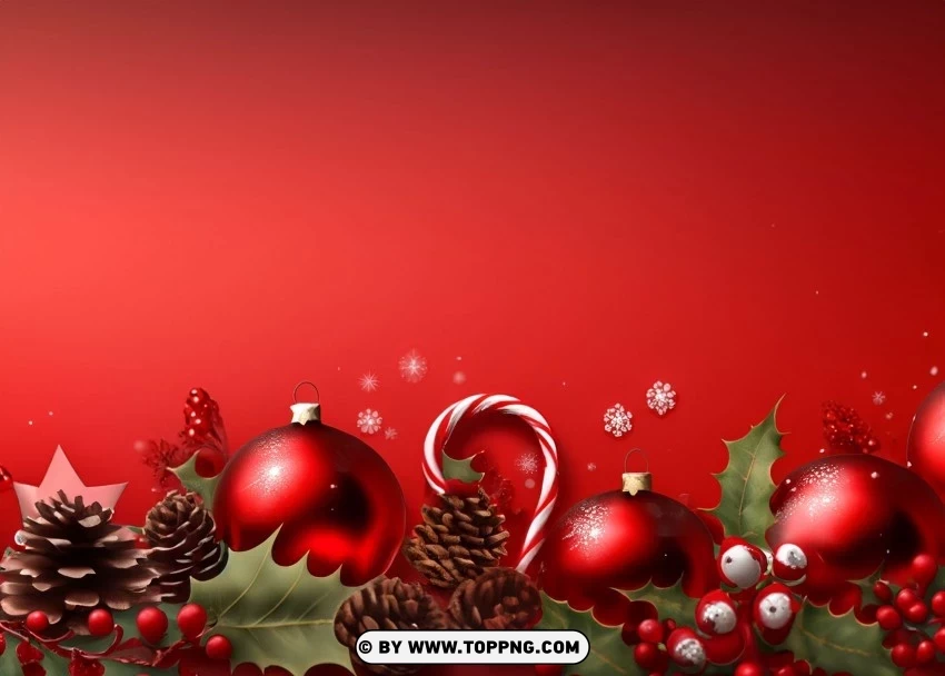 Dark Red Christmas Banner Background for Your Christmas Blog Post PNG pics with alpha channel