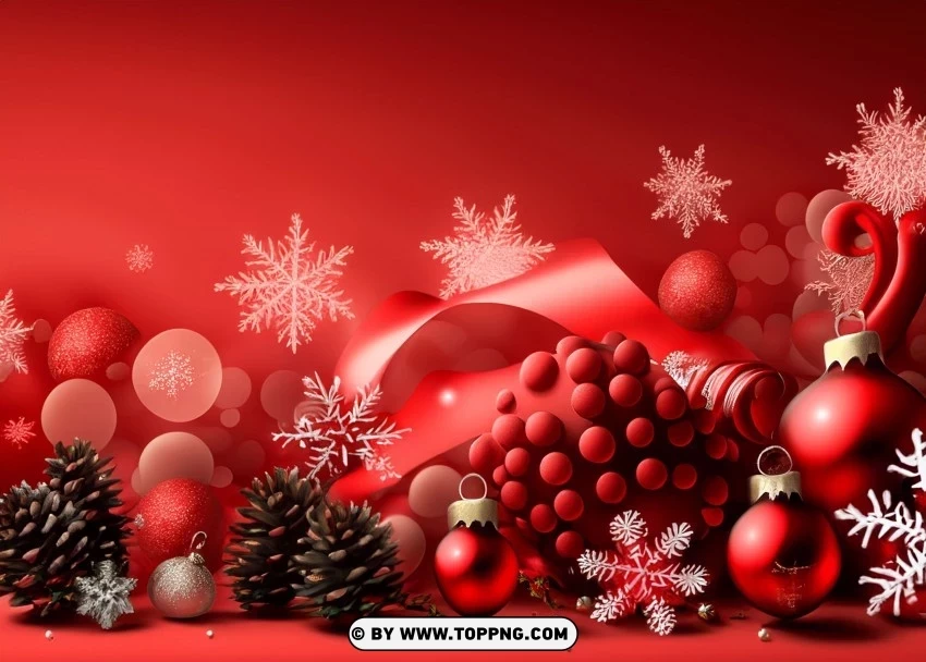 Dark Red Christmas Banner Background for Your Christmas Promotion PNG objects