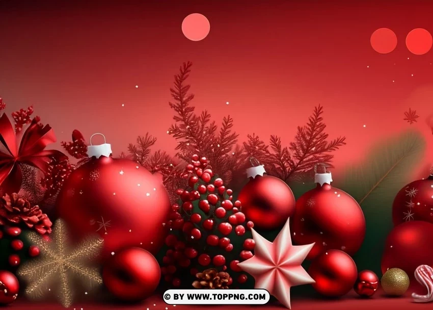 Dark Red Christmas Banner Background for Your Holiday Campaign PNG no watermark