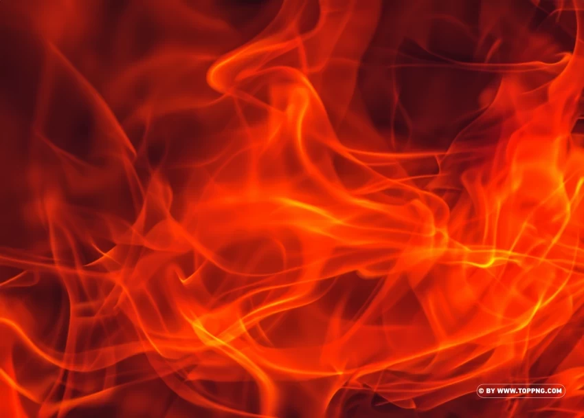 Dynamic Red Fire and Smoke Patterns Evoking background PNG Image Isolated with High Clarity