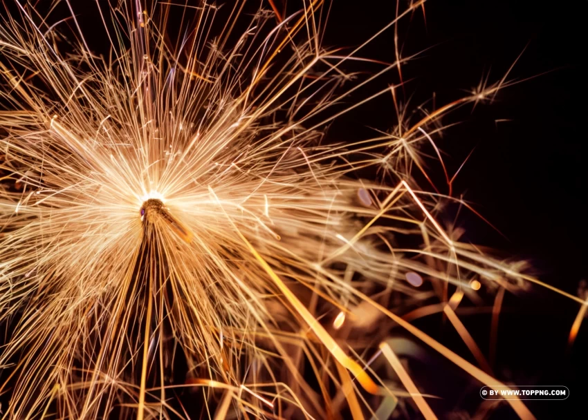 Fiery Sparks in Air over Background PNG pictures with alpha transparency