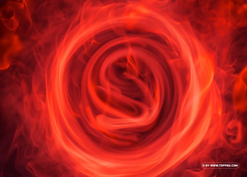 Fire Vortex Horror Free PNG Image with Transparent Background Isolation