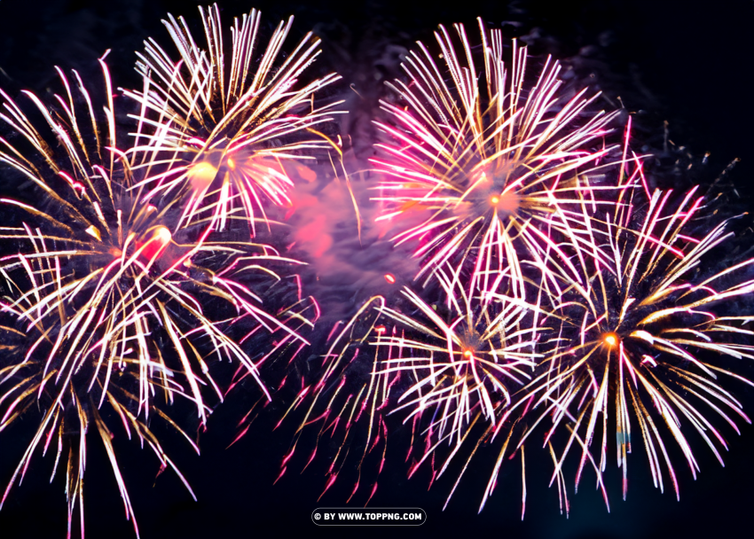 Free Fireworks Photos Isolated PNG Image with Transparent Background