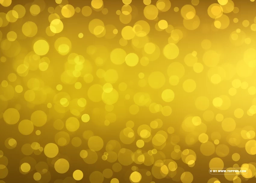 Golden Glittery Bokeh Effect Overlay Image Transparent PNG Isolated Subject Matter - Image ID 22fd95e3
