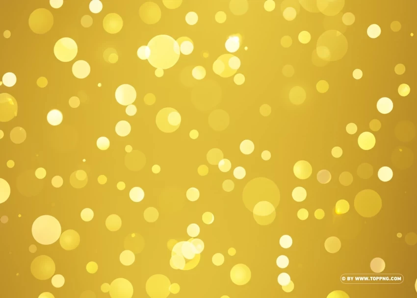 Golden Sparkle Bokeh Effect with Glitter Overlay Image Transparent PNG Isolation of Item - Image ID a35e4968