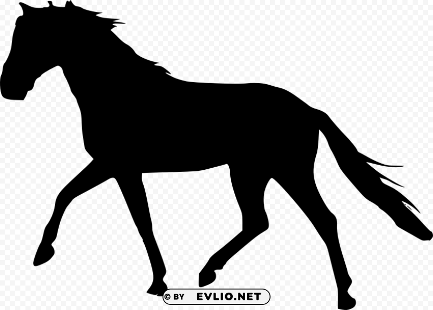 horse silhouette High-resolution transparent PNG images