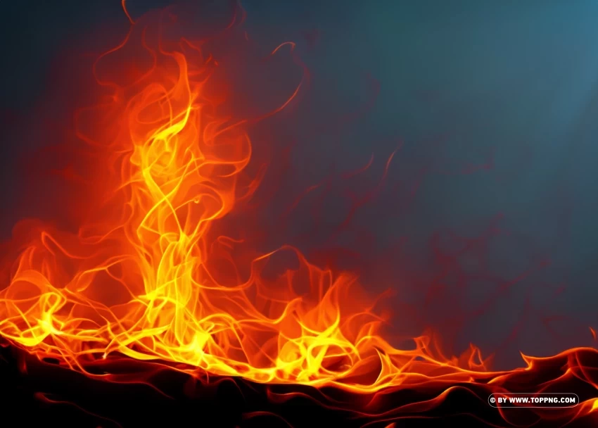 Illuminated Ignition A Striking Visual Display of Fire and Flames no background PNG images with cutout
