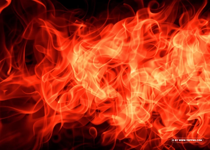 Intense Red Fire And Smoke Creating A Background PNG High Resolution Free