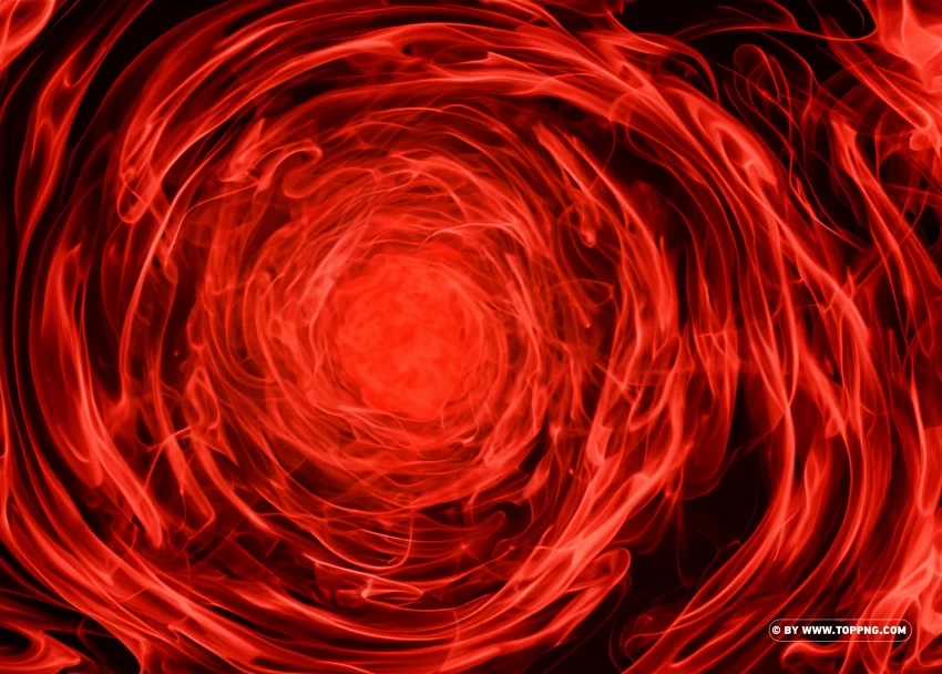 Mesmerizing Red Smoke and Fire Vortexes Fire Vortexes Background PNG Image with Clear Isolation