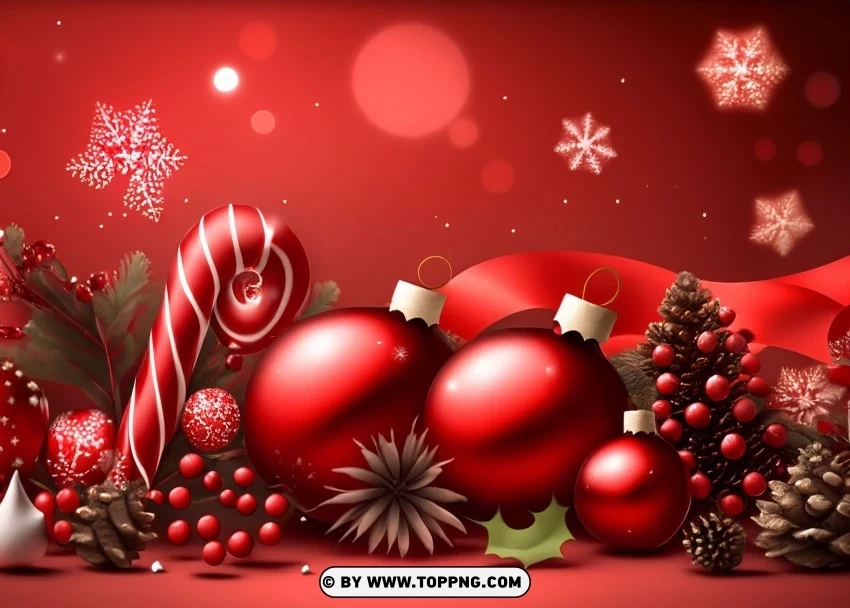 Red Christmas Banner Background PNG images without watermarks