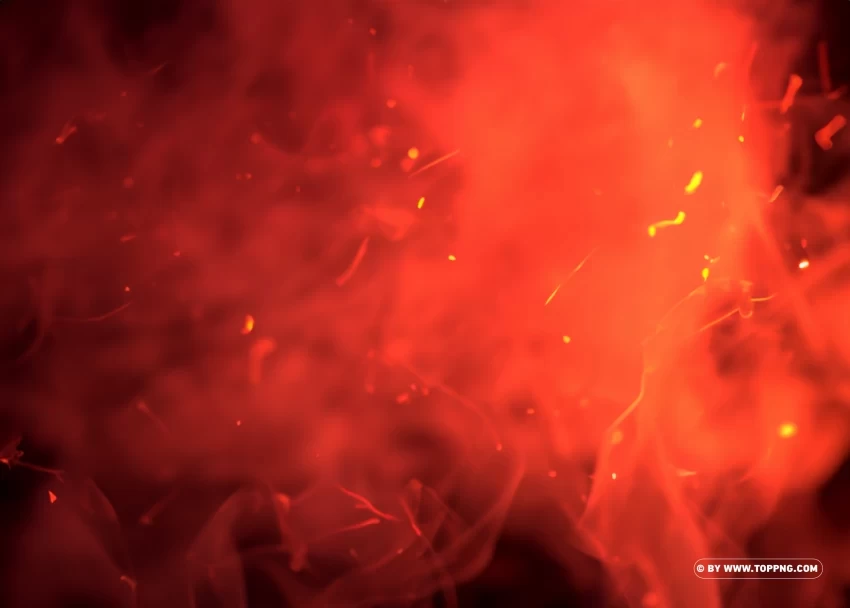 Red Fire with Smoke Transparent Background PNG graphics with transparency