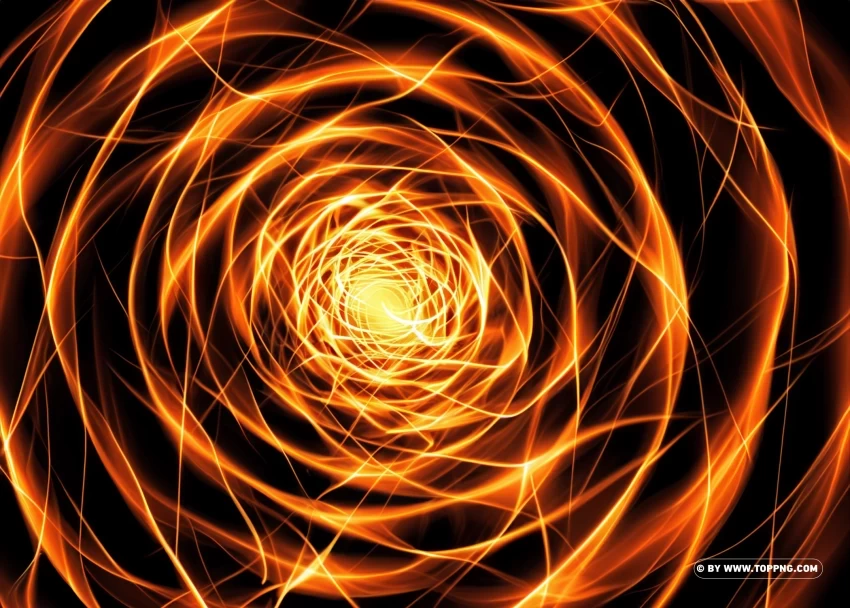 Whirling Fire Vortex Eye Catching Image for PNG transparent graphics for download