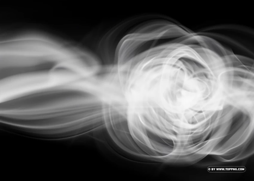 White Rotating Smoke Effect Light Effect PNG images for advertising