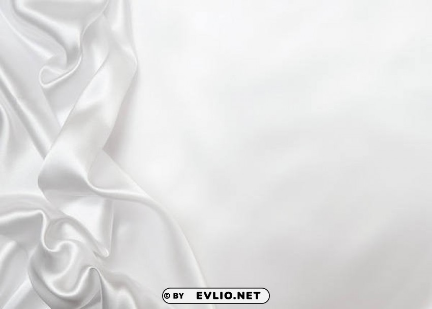 white satin Transparent PNG Isolated Graphic Design
