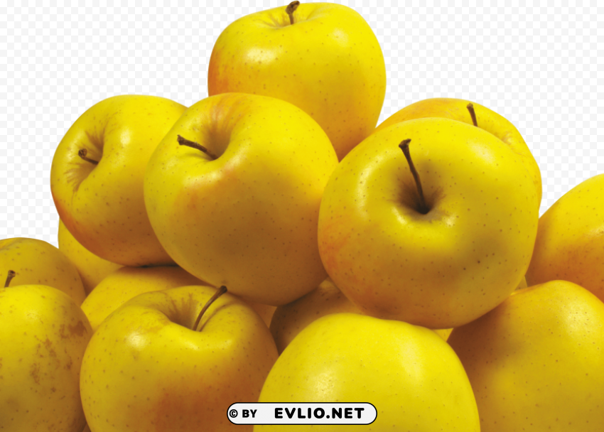 yellow apple's PNG for digital art PNG images with transparent backgrounds - Image ID 433b1ba0