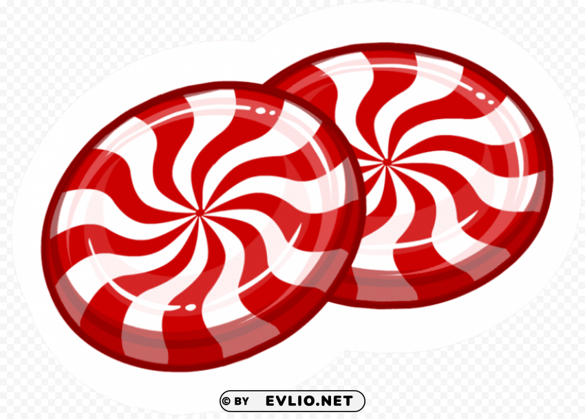 Christmas Candy ClearCut PNG Isolated Graphic