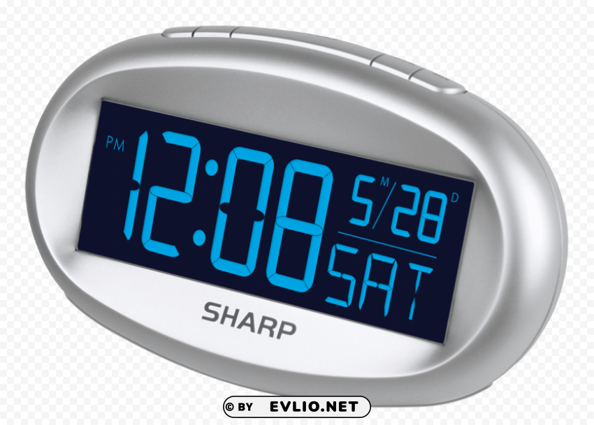 digital alarm clock Transparent PNG graphics archive