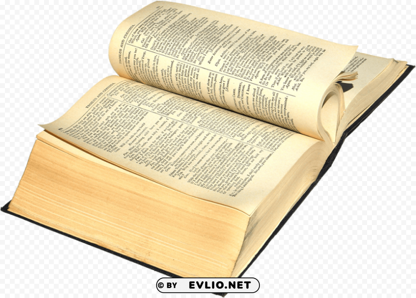 Transparent Background PNG of Old Open Book - Image ID 0293910a Clear PNG - Image ID 0293910a