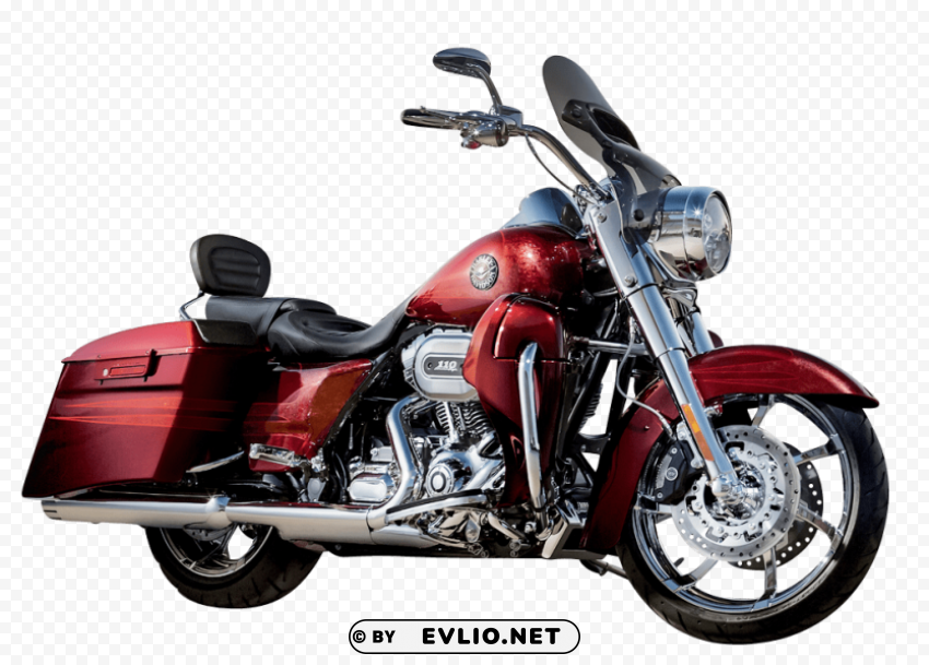 Harley Davidson Road King Motorcycle Bike Free PNG images with transparent layers compilation