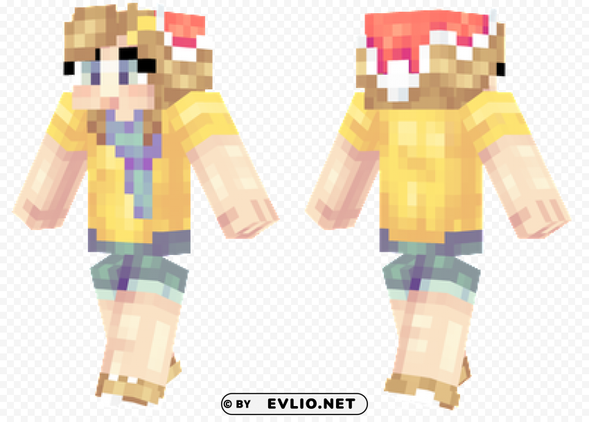 minecraft skins christmas girl skin PNG files with transparency PNG transparent with Clear Background ID ef12440b