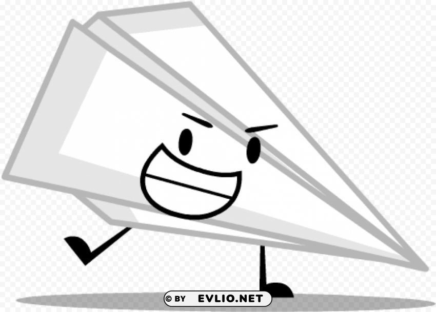 object overload paper airplane and toothy Transparent PNG picture