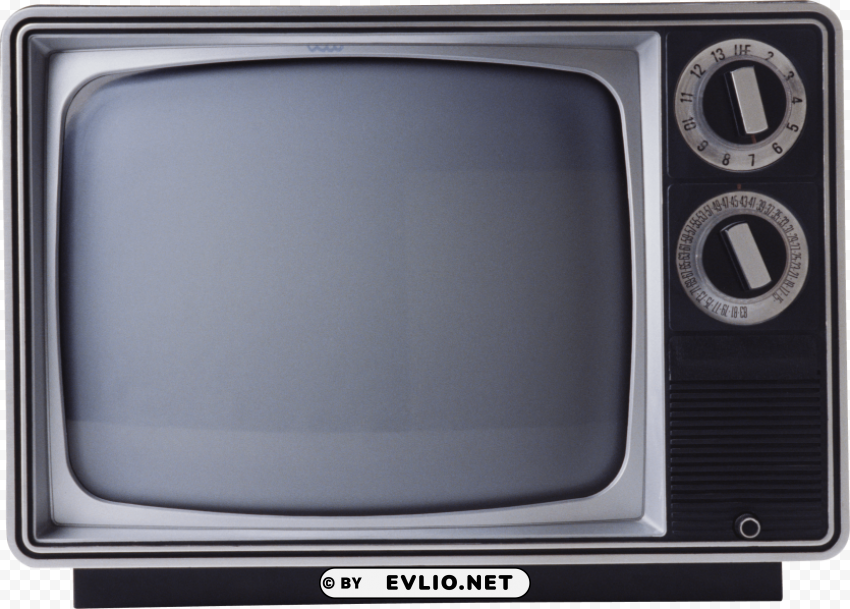 old tv Transparent PNG Graphic with Isolated Object