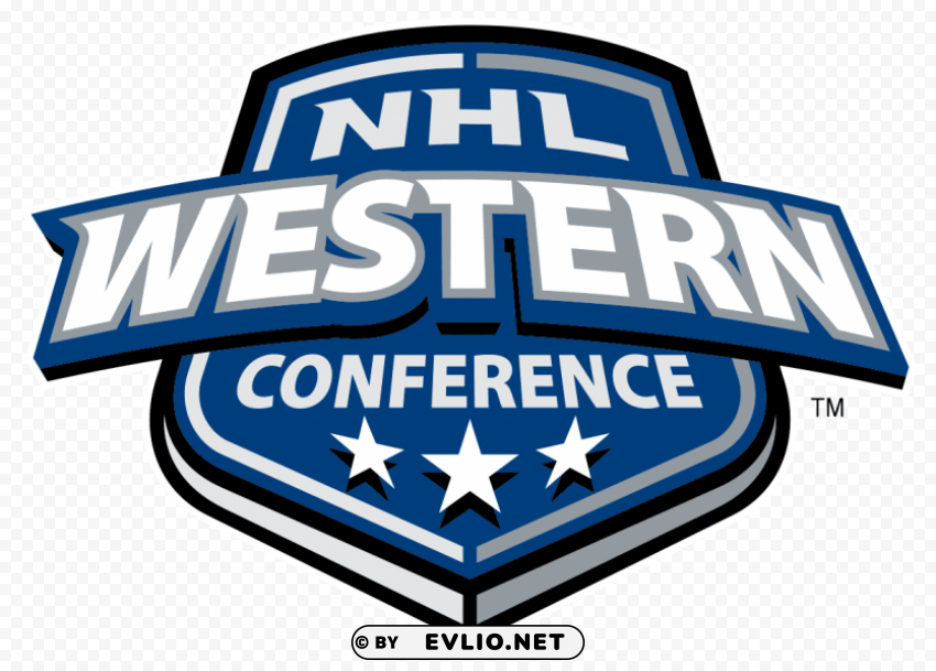 western conference nhl logo Transparent PNG Isolated Subject