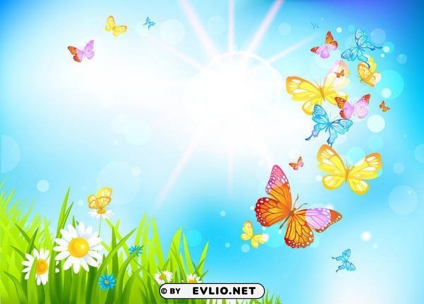 spring butterflies Clear PNG pictures free