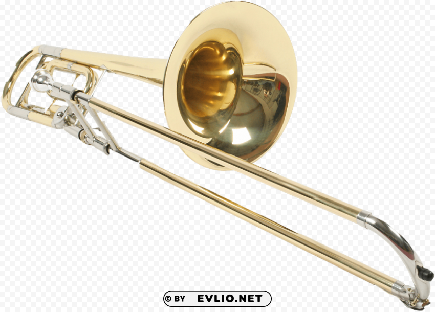trombone Isolated Graphic on HighResolution Transparent PNG