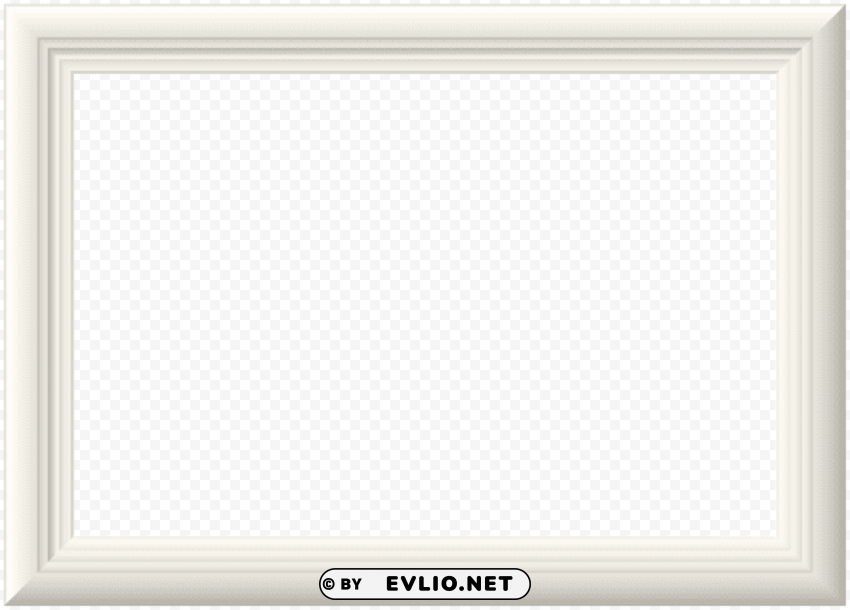 white picture frame Isolated Subject in HighQuality Transparent PNG