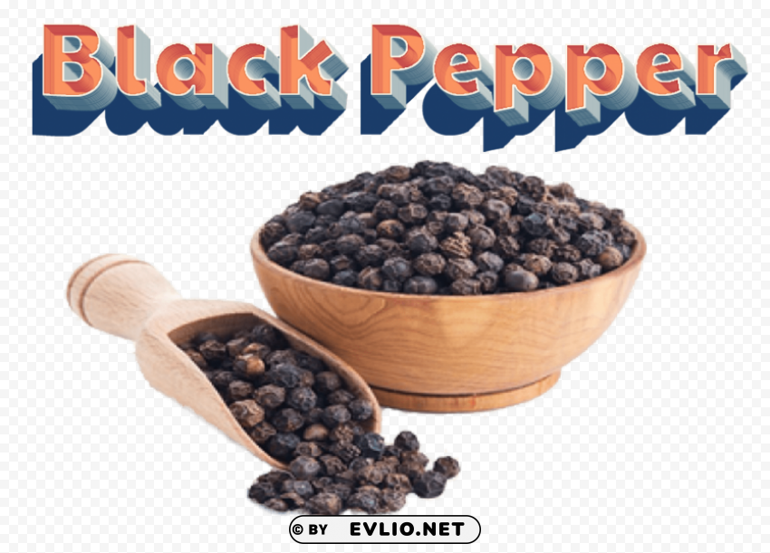 black pepper PNG transparent images for printing
